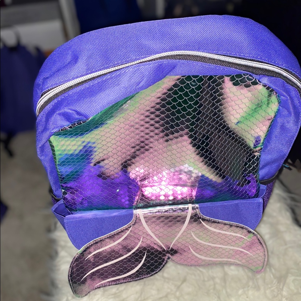Kids Mermaid Backpack - Picture 2 of 4